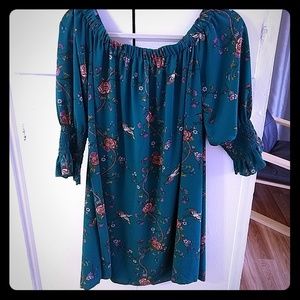 Off the shoulder dress